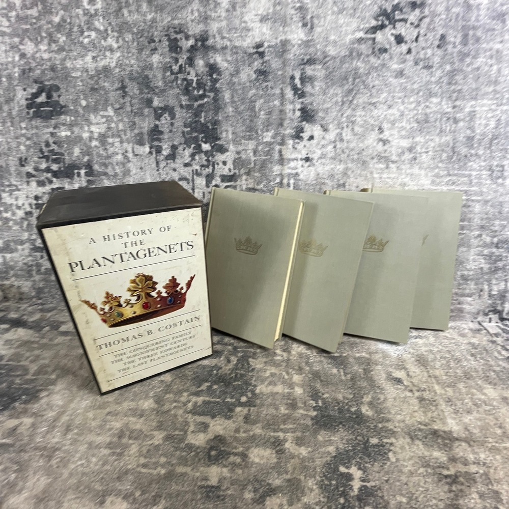 A History of the Plantagenets 4 Vol Slipcased Box Set Thomas B Costain Doubleday